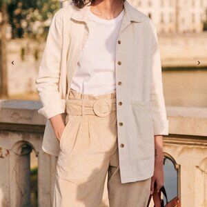 Sezane  〰️ Will Jacket in Ecru